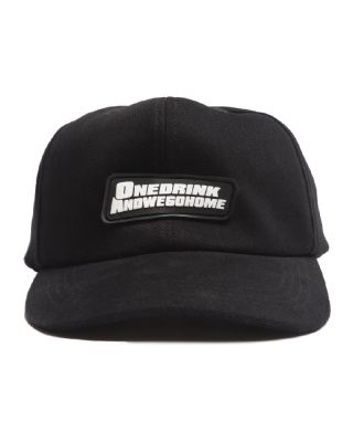 ONEDRINK RUBBER LOGO CAP /  BLACK