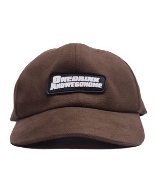 ONEDRINK RUBBER LOGO CAP /  BROWN