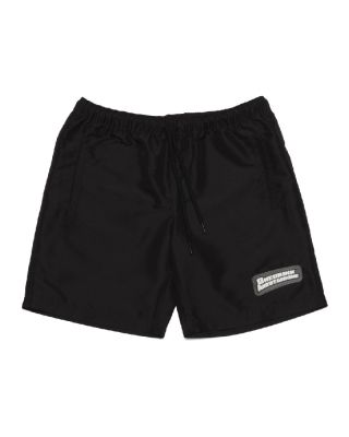 ONEDRINK RUBBER LOGO SHORTS /  BLACK