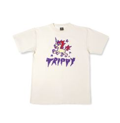 TRIPPY ' imp ' WASHED TEE / WHITE