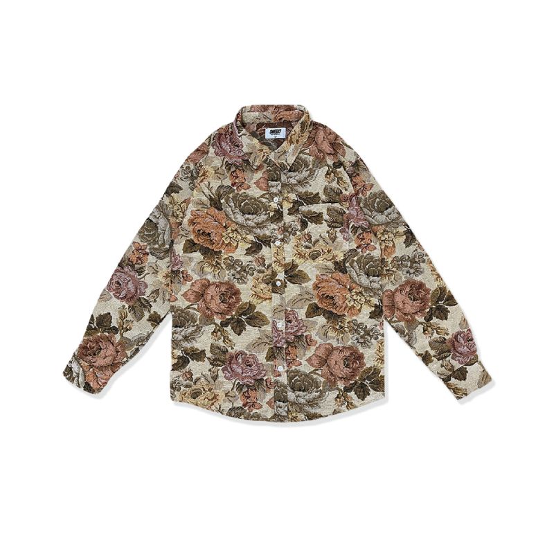 SWEEKS  FLORAL   LONE SLEEVE SHIRT / DAY