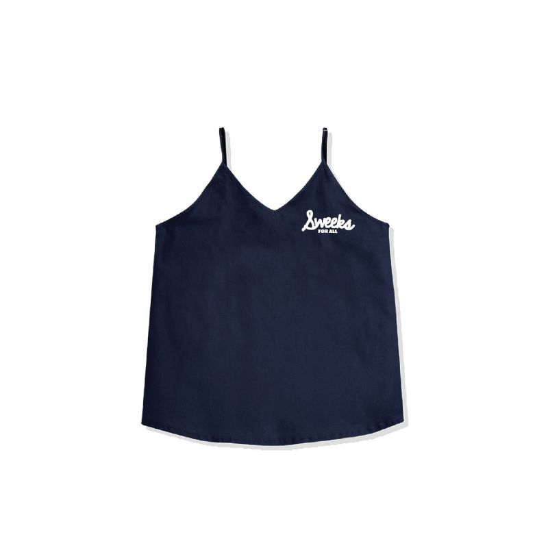 SWEEKS  LAYER SIDE   CAMI TOP / NAVY