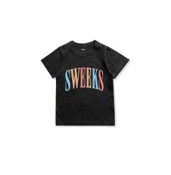 SWEEKS KIDS ' BAR LOGO '  TEE / BLACK