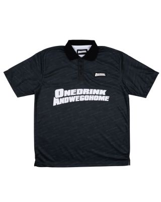 ONEDRINK SUMMER2023  POLO SHIRT / BLACK