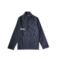 SWEEKS GUM HALF ZIP PULLOVER / STRIPED JEAN