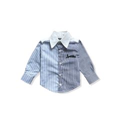 SWEEKS KIDS STRIPED MIXED L/S SHIRT / OCEAN