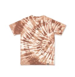 TZ WORLDWIDE ' TIE TILL DIE ' SHIRT / BROWN