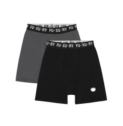 FUXURY COMFORT BRIEF PACK V.2 / BLACK-GREY