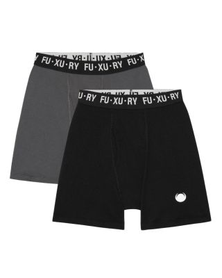 FUXURY COMFORT BRIEF PACK V.2 / BLACK-GREY