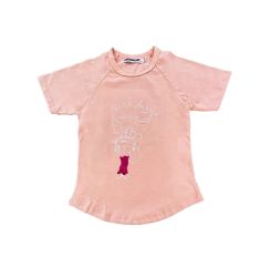 VGH ANGLE PINK BABY TEE