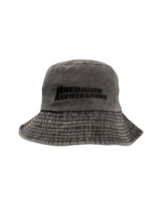 ONEDRINKANDWEGOHOME ' WFH ' BUCKET HAT LOGO / BLACK