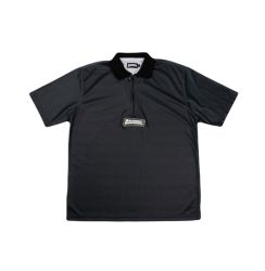 ONEDRINKANDWEGOHOME ' WFH ' POLO OVERPRINT /  BLACK