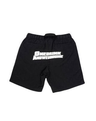 ONEDRINKANDWEGOHOME ' WFH ' SHORT LOGO / BLACK