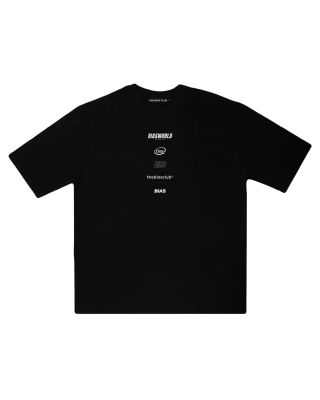 BIAS VERTICAL LOGO TEE / BLACK