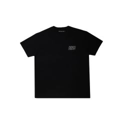 BIAS HOLLOW LOGO TEE / BLACK