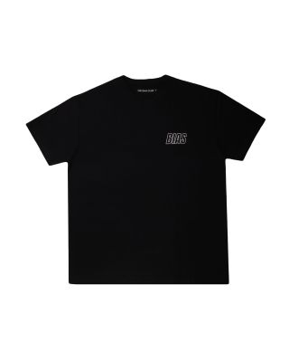 BIAS HOLLOW LOGO TEE / BLACK
