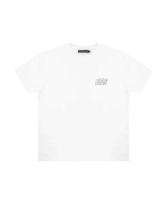 BIAS HOLLOW LOGO TEE / WHITE