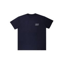 BIAS HOLLOW LOGO TEE / NAVY