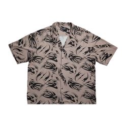 GOODBOYBKK ' TEKNO TRIBAL  ' SHIRT / BROWN