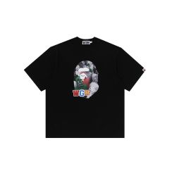 BAPE SHARK SEIJIN PHOTO PRINT TEE / BLACK