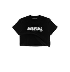 BIAS BIASWORLD CROP TEE / BLACK