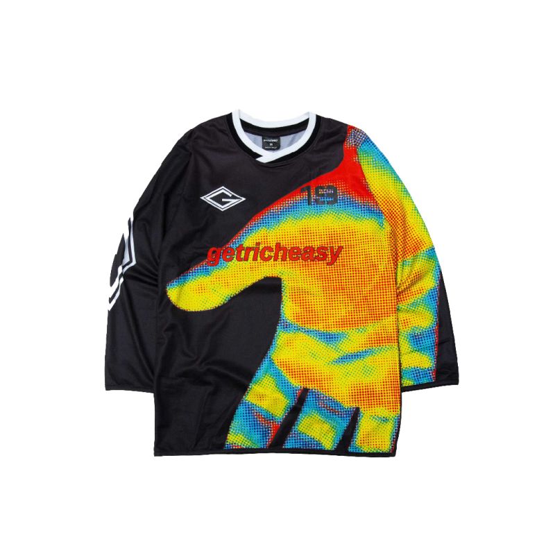 GETRICHEASY  No.1 FOOTBALL JERSEY  L/S THERMOGRAPHY 