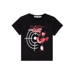 VERY VERY SEXY ' PRETTY LITTLE KILLER ' BABY TEE / BLACK