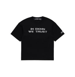 DXMN ' IN DXMN WE TRUST ' TEE / BLACK