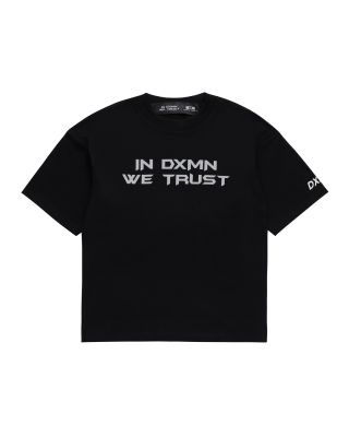 DXMN ' IN DXMN WE TRUST ' TEE / BLACK