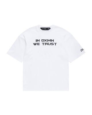 DXMN ' IN DXMN WE TRUST ' TEE / WHITE
