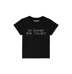 DXMN ' IN DXMN WE TRUST ' BABY TEE / BLACK