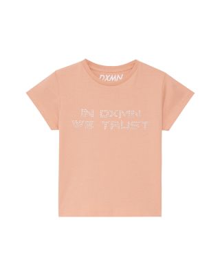 DXMN ' IN DXMN WE TRUST ' BABY TEE / ROSE
