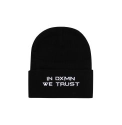 DXMN ' IN DXMN WE TRUST ' BEANIE / BLACK