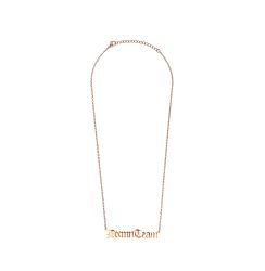 DXMN “DXMNTEAM” NECKLACES / ROSE GOLD
