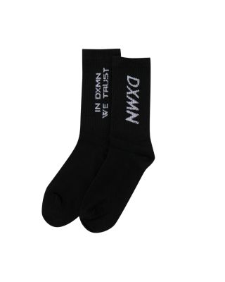 DXMN ' IN DXMN WE TRUST ' SOCK / BLACK