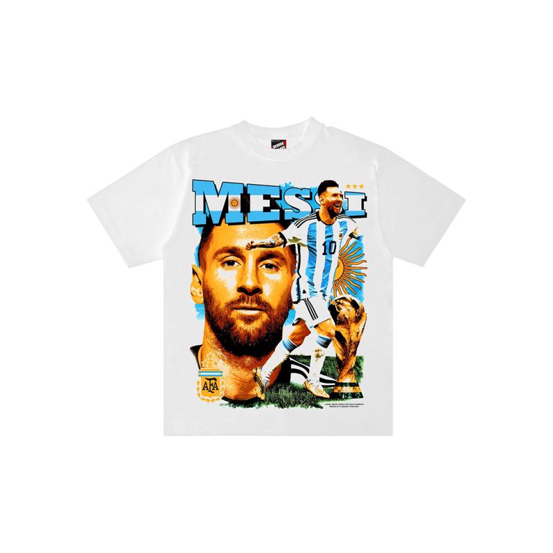 HEAVEN TOWN BOY  MESSI WORLD CUP  TEE