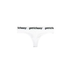 GETRICHEASY WOMEN'S THONGS / WHITE