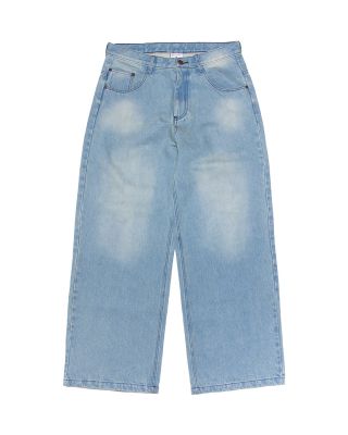 GETRICHEASY  ' B.I.G FRAYED LOGO ' JEANS / FADED JEANS