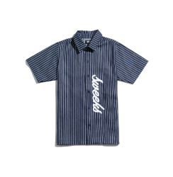 SWEEKS SCRIPT LOGO DENIM SHIRTS / STRIPE JEANS