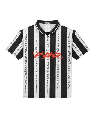 PBG YANT JERSEY / BLACK WHITE STRIPED