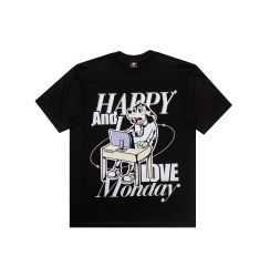 TRIPPY WEEKEND COLLECTION - HAPPY AND I LOVE MONDAY / BLACK
