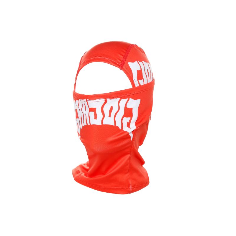 GLO GANG - Reverse Logo Balaclava Ski Mask /  Red