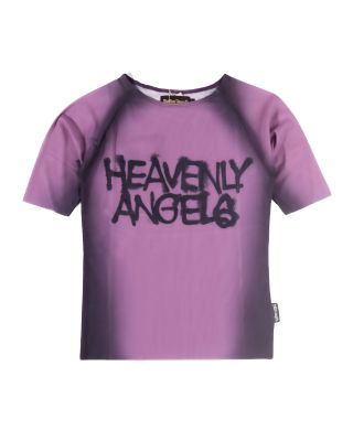 FALLEN ANGELS - HEAVENLY MESH TOP / PINK