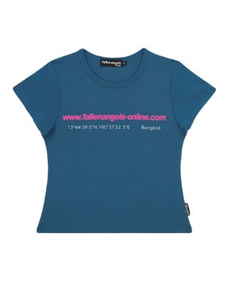 FALLEN ANGELS - ONLINE TEE / AQUA