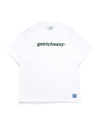 GETRICHEASY - LOGO TEE / WHITE