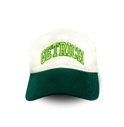 GETRICHEASY - VARSITY LOGO CAP / WHITE-GREEN