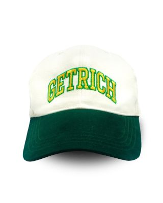 GETRICHEASY - VARSITY LOGO CAP / WHITE-GREEN