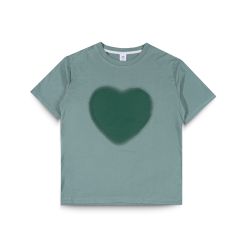 KAY3 - GREEN HEART TEE / GREEN