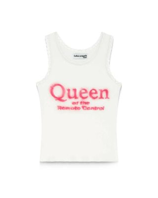 FALLEN ANGELS - QUEEN TANK TOP / WHITE