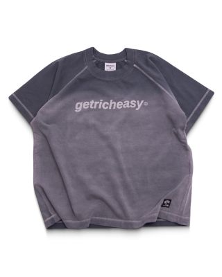 GETRICHEASY - WASHED RAGLAN / BLUE